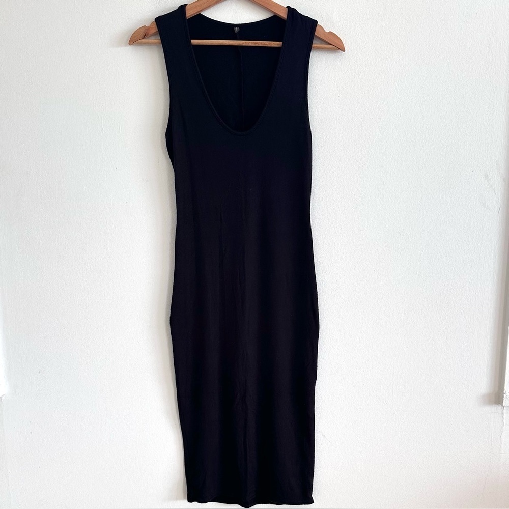 Riller & Fount modal spandex bodycon black dress size 1